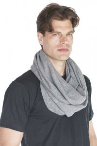 Royal Apparel Eco Triblend Thermal Infinity Circle Scarf Eco Tri Grey 34000M