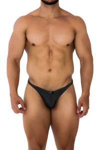 Xtremen Jacquard Mosaic Textured Cheek Bikini Underwear Grey...